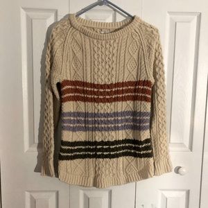 L.L.bean signature fisherman tunic sweater. NWT. Size XS
